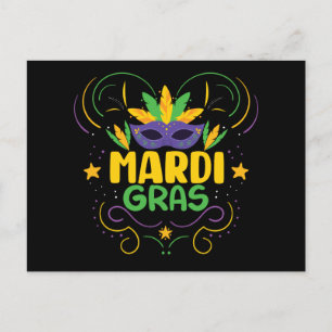 Mardi Gras Holiday Postcard