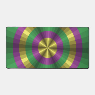 Mardi Gras Illusion Desk Mat