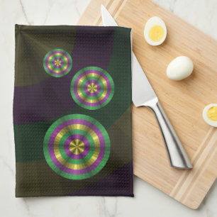 Mardi Gras Illusion Hand Towel