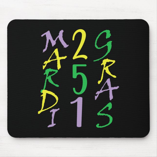 Mardi Gras In Mobile  Mouse Mat (Front)