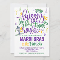 Mardi Gras Invitation