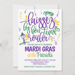 Mardi Gras Invitation