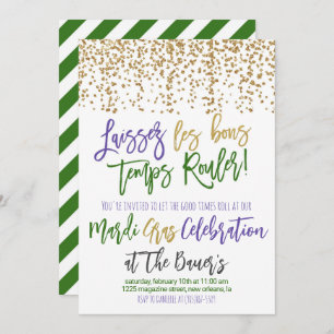 Mardi Gras Invitation