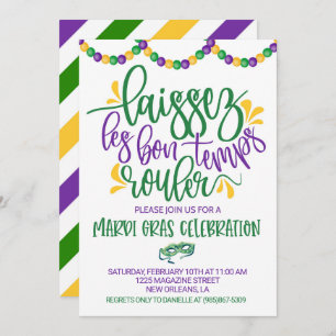 Mardi Gras Invitation