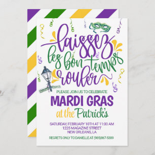 Mardi Gras Invitation