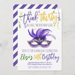 Mardi Gras Invitation