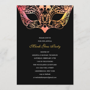 Mardi Gras Invitations