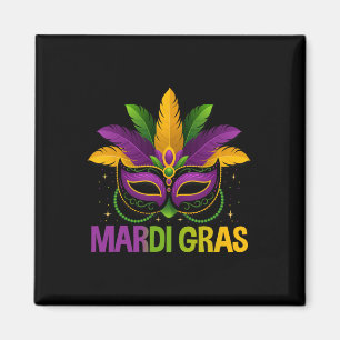 Mardi Gras Jester Mask Costume Kids Girls Boys Men Magnet