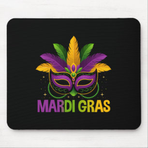 Mardi Gras Jester Mask Costume Kids Girls Boys Men Mouse Mat