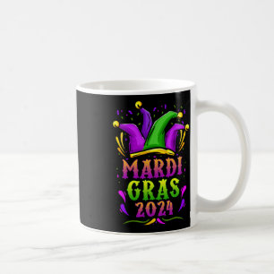Mardi Gras Jester Outfit Kids Girls Boys Men Women Coffee Mug