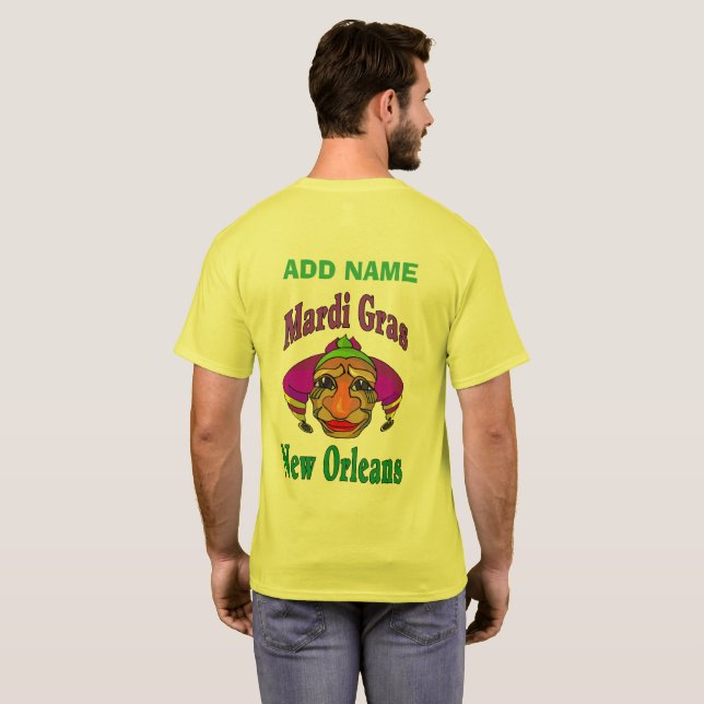 Mardi Gras Jester T-Shirt (Back Full)