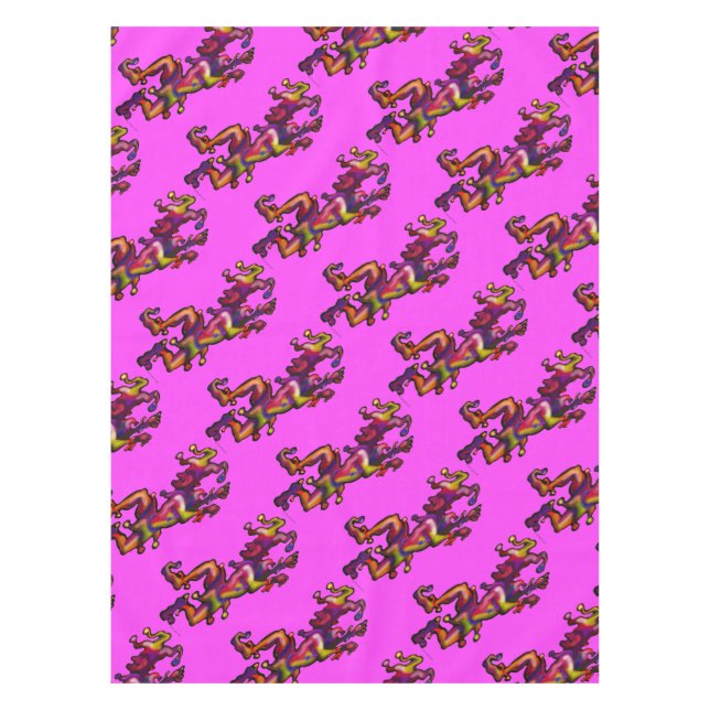 Mardi Gras Jester Tablecloth (Front)