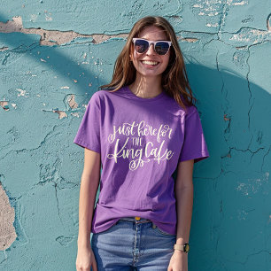 Mardi Gras Just Here For The King Cake T-Shirt