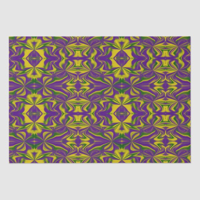 Mardi Gras Kaleidoscope Tissue Paper (Front)