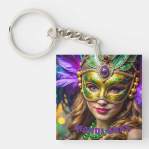 Mardi Gras  Key Ring