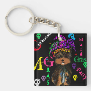 Mardi GRAS Key Ring