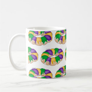 Mardi Gras King Cake Mug