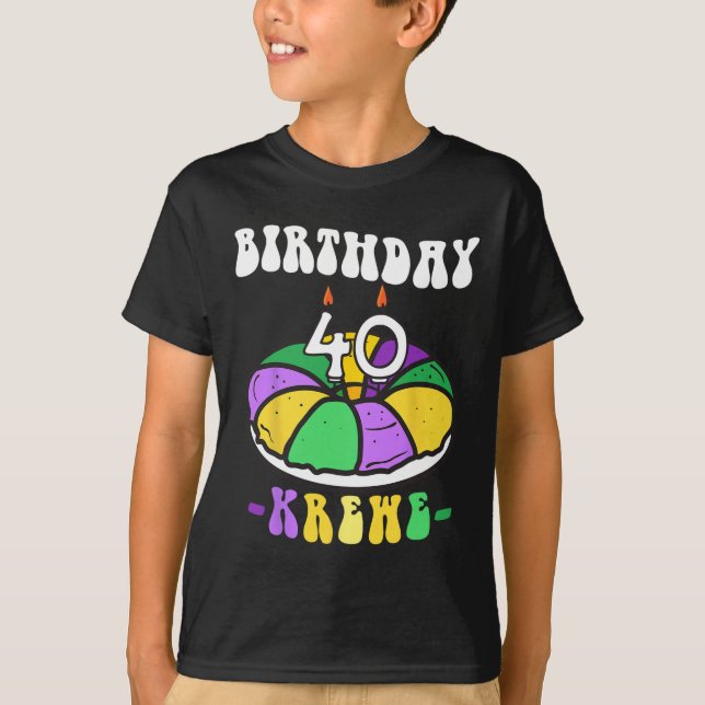Mardi Gras King Cake  T-Shirt (Front)