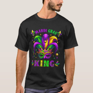 Mardi Gras King Fun Mardi Gras Carnival 2025 Gift  T-Shirt
