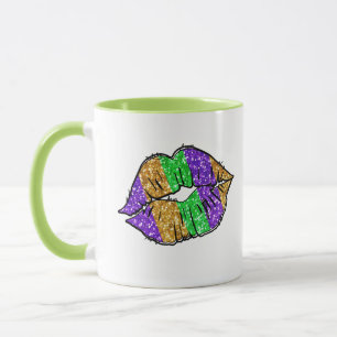 Mardi Gras Kiss Mug