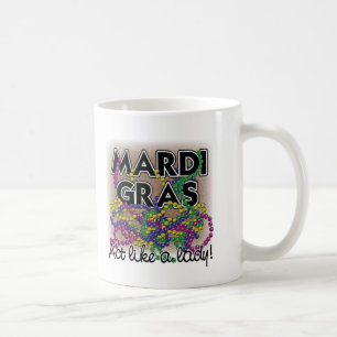 Mardi Gras Lady Mug