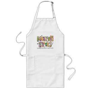 Mardi Gras Laissez Les Bons Temps Rouler Long Apron