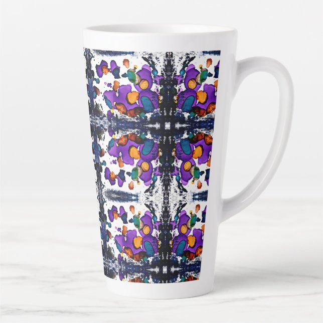 Mardi Gras Latte Mug (Right)