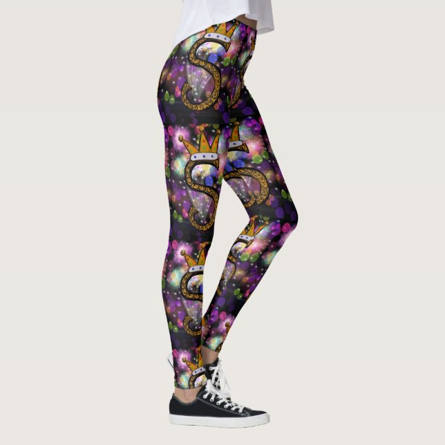 Mardi Gras Leggings (Right)