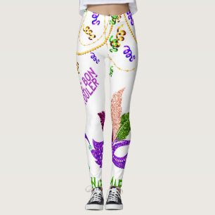 Mardi Gras Leggings