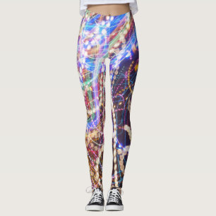 Mardi Gras Leggings Designed by Artist C.L. Brown