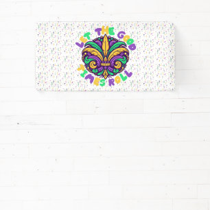 Mardi Gras Let the good times roll Banner