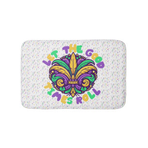 Mardi Gras Let the good times roll Bath Mat