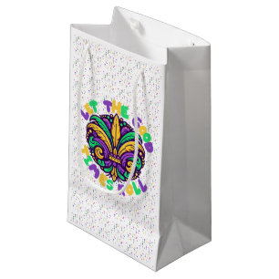 Mardi Gras Let the good times roll Small Gift Bag