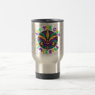 Mardi Gras Let the good times roll Travel Mug