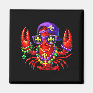 Mardi gras lobster fat tuesday carnival party new magnet
