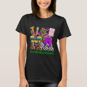 Mardi Gras Ma Medical Istant Nurse Festival Party T-Shirt