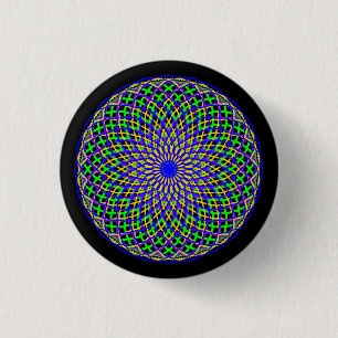 Mardi Gras Madness 3 Cm Round Badge