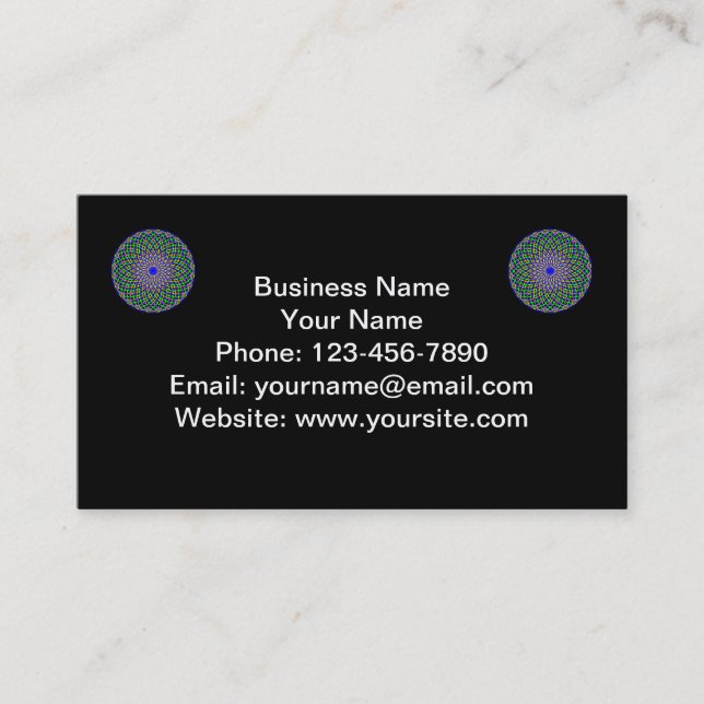 Mardi Gras Madness Business Card (Front)