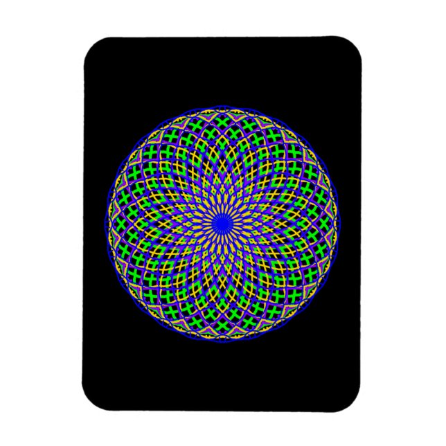 Mardi Gras Madness Magnet (Vertical)