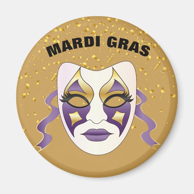 Mardi Gras Magnet (Front)