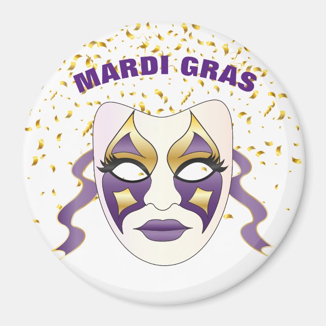 Mardi Gras Magnet (Front)