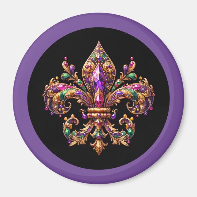 Mardi Gras Magnet (Front)