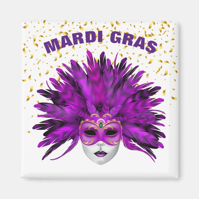 Mardi Gras Magnet (Front)