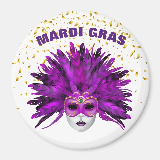 Mardi Gras Magnet (Front)