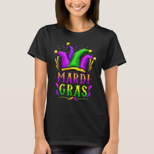 Mardi Gras   Mardi Gras 2023 Beads Mask Feathers T-Shirt
