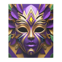 Mardi Gras Mask 1 Carnival Spirit Wall