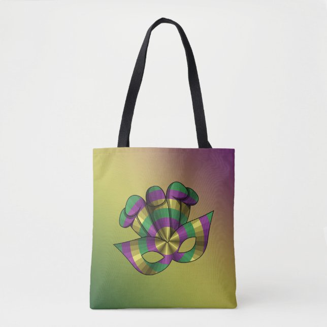 Mardi Gras Mask All-Over-Print Bag (Front)
