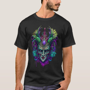 Mardi Gras Mask Green Purple & Gold  1 T-Shirt