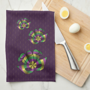 Mardi Gras Mask Hand Towel