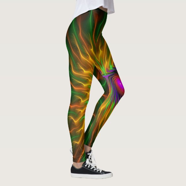 Mardi Gras mask Leggings (Right)